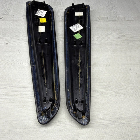 01-06 BMW OEM E46 M3 Coupe Convertible Trim Armrest Pads Set Black 8238622