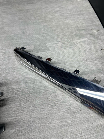 08-13 BMW E90 E92 E93 M3 Front Fender Grilles Side Marker Light Chrome Trims OEM