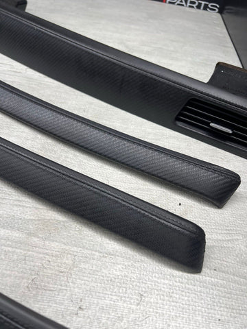 08-13 BMW E92 E93 M3 Interior Trim Set Carbon Leather OEM Genuine