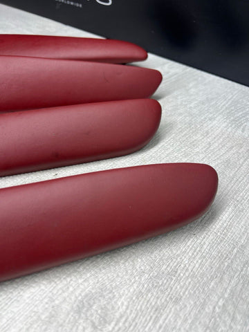 01-06 BMW E46 M3 Coupe Door Upper Arm Rest Armrest Pads Imola Red