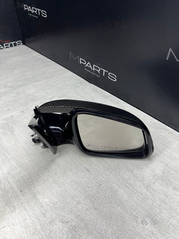 14-20 OEM BMW F22 F23 F87 M2 Right Passenger Mirror Assembly Carbon Fiber Cover
