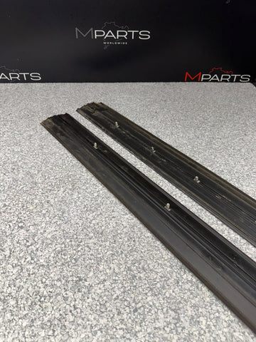 94–99 BMW E36 M3 2 Coupe Door Sill Trim Left & Right Pair Black OEM