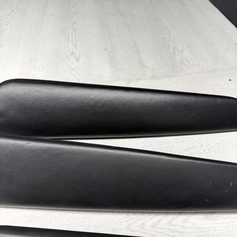 01-06 BMW OEM E46 M3 Coupe Trim Armrest Pads Set Black 8238622 *Notes*