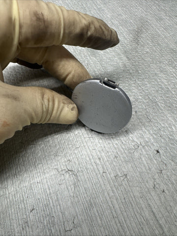 BMW E46 M3 Front Bumper Tow Hook Eye Cover 2695250 OEM Titan Silver