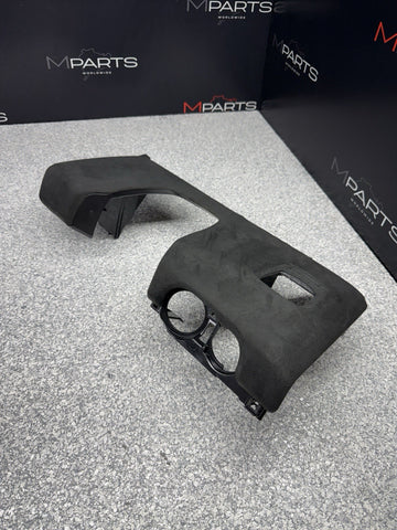 17-25 PORSCHE CAYMAN GT4 FRONT LEFT LOWER DASH ALCANTARA COVER PANEL
