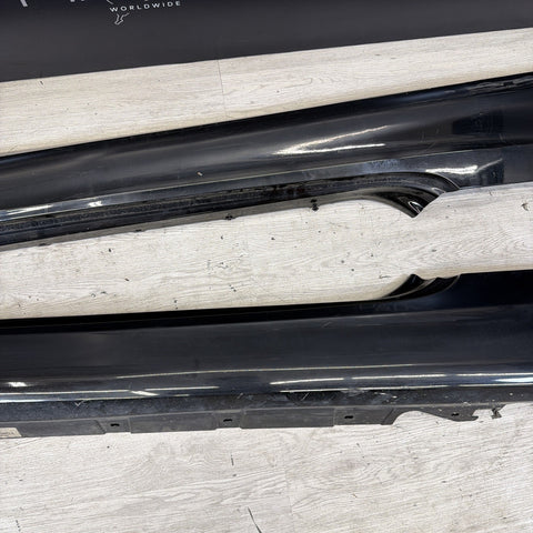 08-13 BMW E92 E93 M3 OEM Right Left Passenger Side Skirt Rocker Panels Black