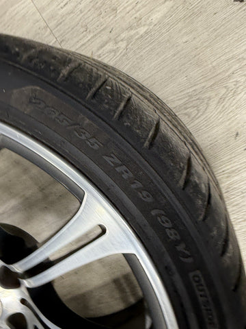 08-13 OEM BMW E90 E92 E93 M3 Rear 19” Wheel Rim Style 220M Silver 19x9.5 ET23