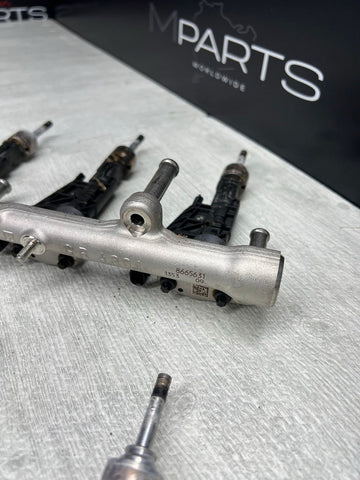 BMW F97 F98 G80 G82 G83 M3 M4 Engine S58 Pressure Fuel Injectors + Rail Lines