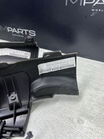 01-06 BMW E46 M3 CONVERTIBLE REAR INTERIOR QUARTER TRIMS COVERS PANELS BLACK