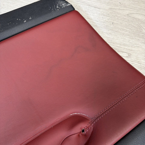 BMW 01-06 E46 M3 COUPE LEFT REAR QUARTER INTERIOR TRIM PANEL IMOLA RED *Notes*