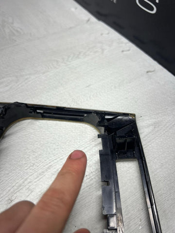 01-06 BMW E46 M3 Convertible Interior Center Shift Shifter Trim Brushed Aluminum