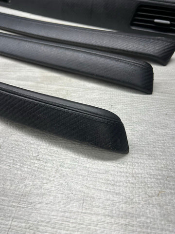 08-13 BMW E92 E93 M3 Interior Trim Set Carbon Leather OEM Genuine