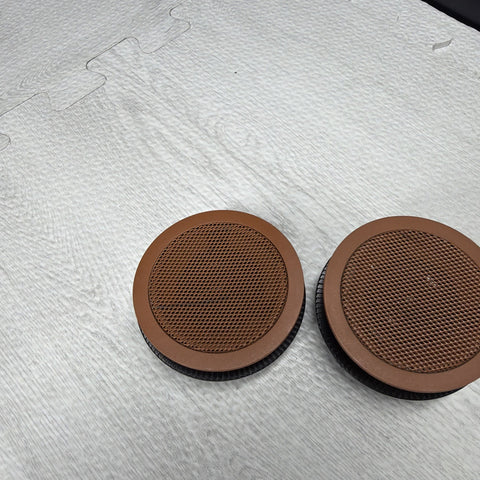 E46 325 328 330 Coupe M3 Quarter Panel Speakers Grill Speaker Covers Cinnamon