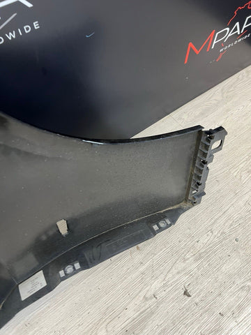 07-13 OEM BMW E92 E93 328 335 Left Driver Side Fender Panel Sapphire Black