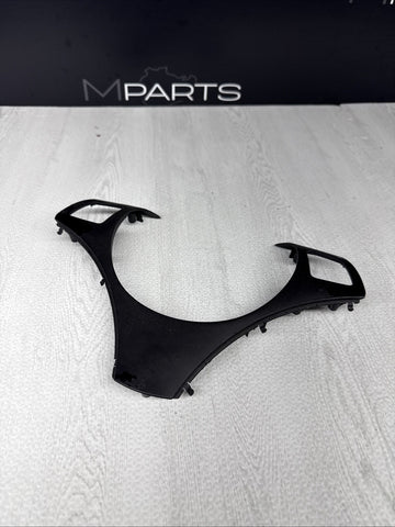 BMW OEM 07-13 E90 E92 E93 325 328 335 Steering Wheel Center Bezel Trim Black
