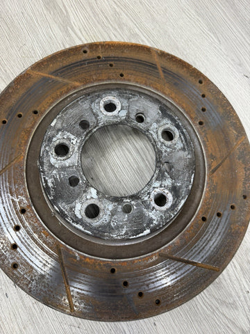 96-99 BMW E36 M3 Z3 FRONT DRILLED & SLOTTED BRAKE DISCS ROTORS