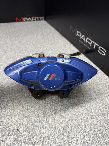 BMW 15-20 F80 F82 F83 M3 M4 Rear Brake Calipers OEM Blue