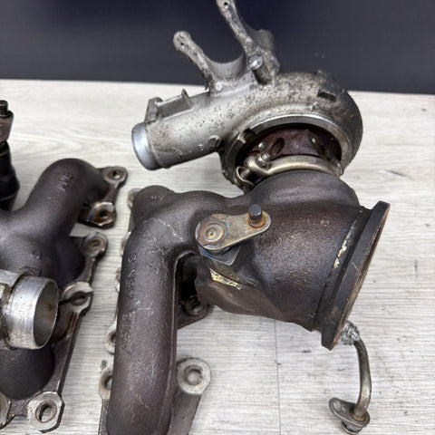 OEM BMW F80 F82 F83 F87 M2 M3 M4 S55 Engine Turbos Turbocharger Set 60k Miles