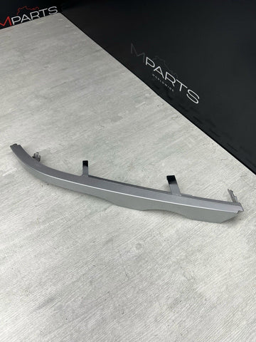 00-06 BMW E46 330Ci M3 Left Driver Side Headlight Lower Molding Trim Silver OEM