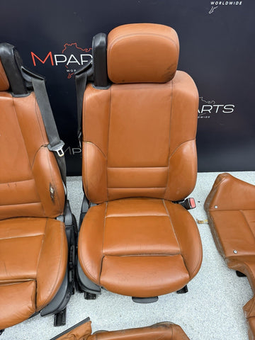 01-06 BMW E46 M3 Convertible Interior Front Rear Heated Seats Cinnamon Complete