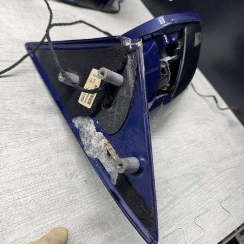 2006-2008 BMW E63 E64 M6 Door Mirrors Set Interlagos Blue *Notes*