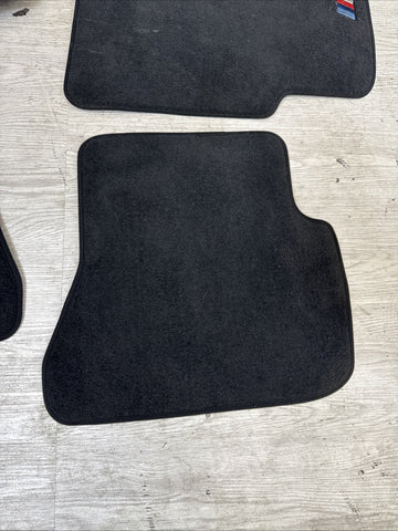 Used Genuine 01-06 BMW E46 M3 Convertible Carpets Floor Mats Black Front & Rear
