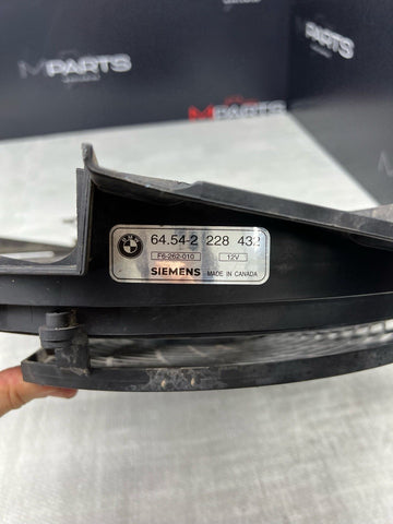 BMW Z3 M Z3M A/C Condenser Aux Fan Motor 64542228432 2228432 GENUINE