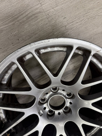 BMW 01-06 E46 M3 163M OEM 19 Rear 19x9.5 ZCP Competition Rim Wheel *Cracked