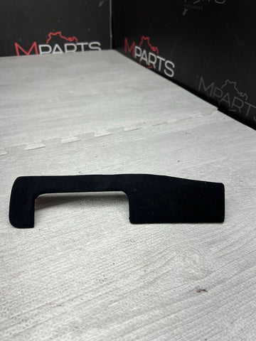 01-06 BMW E46 M3 Alcantara Black Center Dash Dashboard Trims 8196103 Set Of 3