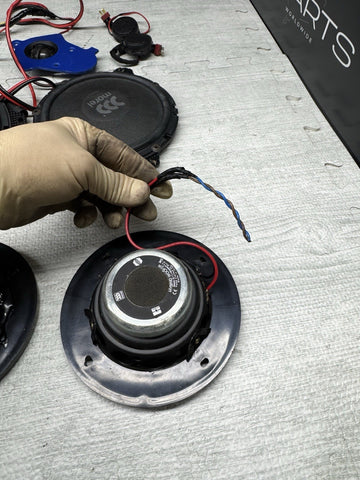 01-06 BMW E46 M3 Upgraded Speakers Morel Virtus Nano Hybrid Woofer Convertible