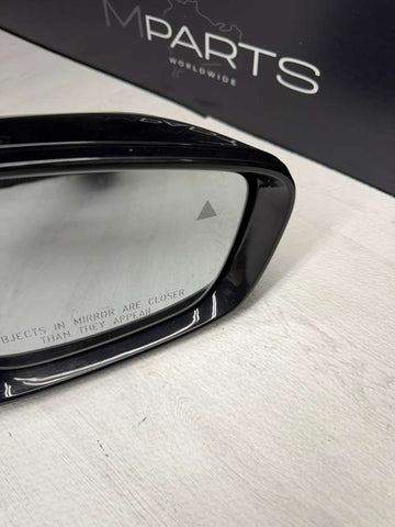 21-26 BMW G80 M3 Right RH Passenger Side Door Mirror W/ Camera Black Gloss OEM