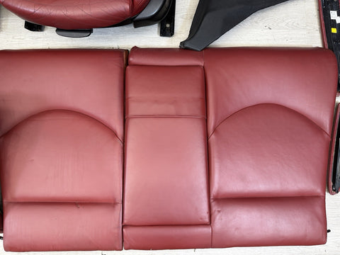 01-06 BMW E46 M3 Coupe Interior Heated Seats & Panels Imola Red