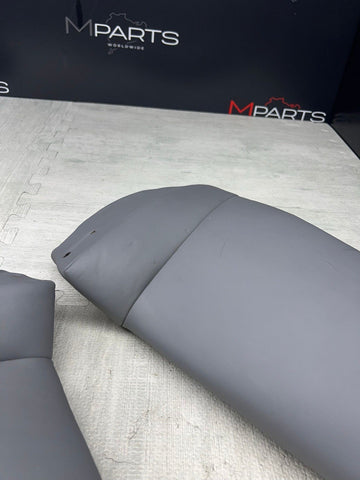 BMW E46 01-05 325ci 330ci M3 Coupe Rear Side Seat Bolsters Grey Gray