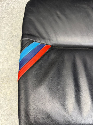 95-99 BMW E36 M3 Rear Folding Seat Backrest Pair Black Nappa Set OEM *Notes*