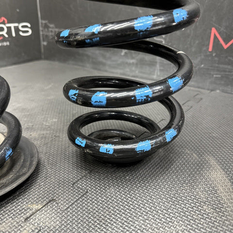01-06 BMW E46 M3 Coupe Rear Axle Coils Springs Pair Blue Markings Competition