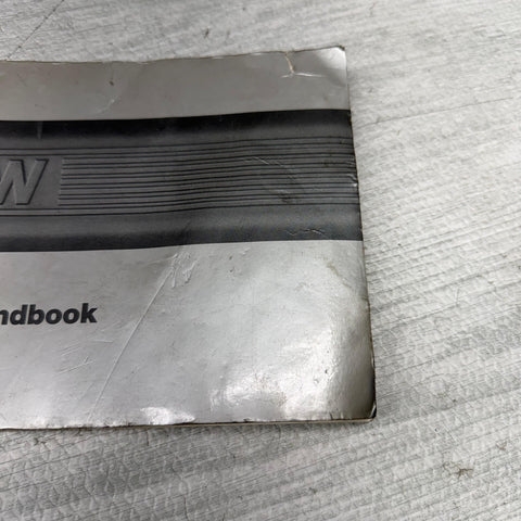 1987 BMW 325 325i 325iS Convertible Owner’s Manual User Guide OEM U.S. & Canada