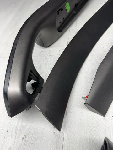 01-06 BMW E46 M3 Convertible Interior Armrests Trim Set Titan Shadow Grey