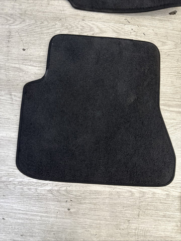 Used Genuine 01-06 BMW E46 M3 Convertible Carpets Floor Mats Black Front & Rear