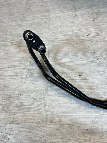 01-06 BMW E46 M3 S54 ENGINE OIL COOLER LINES 17222283209 2283209 ORIGINAL