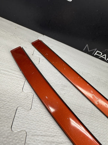 BMW 15-20 F82 M4 Coupe Exterior Roof Rails Trims Drip Mouldings Sakhir Orange