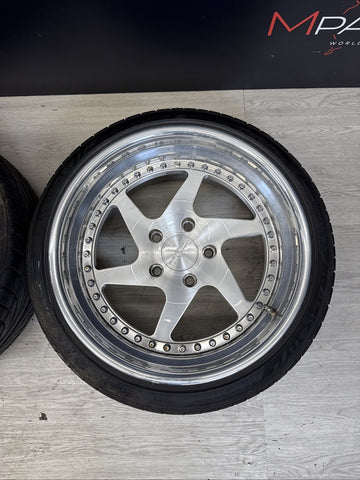 BMW 87-99 E30 E36 M3 RENNEN 17”WHEELS RIMS CHROME SET OF 4