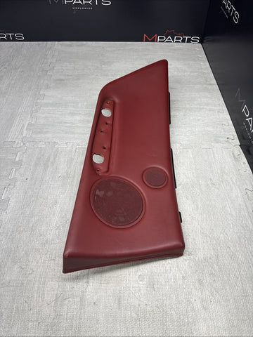 BMW 01-06 E46 M3 CONVERTIBLE LEFT REAR QUARTER INTERIOR TRIM PANEL IMOLA RED