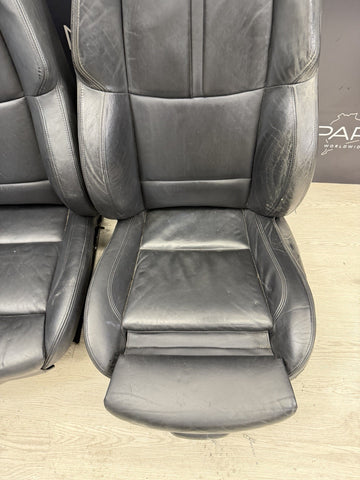 OEM BMW E92 M3 08-13 COUPE POWER FRONT SEATS BLACK NOVILLO LEATHER *NOTES*