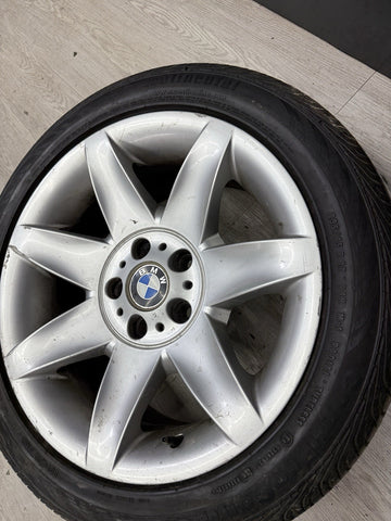 01-03 OEM BMW E39 525 528 530 540 Alloy Rim Wheel 17x8" ET20 Star Spoke Style 81
