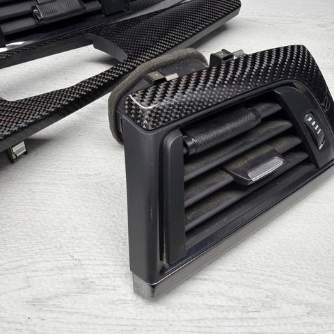 15-20 BMW F80 M3 F82 M4 Carbon Fiber Interior Dash Dashboard Trim Set OEM