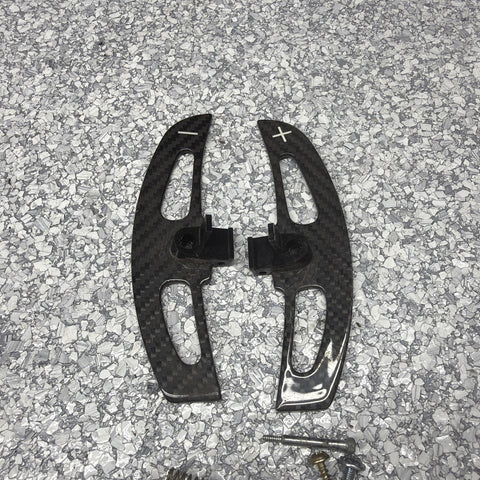 BMW Stock Factory 01-06 E46 M3 SMG Paddle Shifters Assembly Carbon Fiber