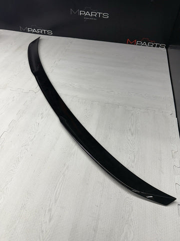 BMW G80 M3 Sedan Rear Trunk Lid Spoiler Lip Gloss Black 51628074906 2021 OEM