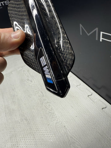 2019-2021 BMW F87 M2 Competition Left Fender Grille Trim Insert Carbon Fiber