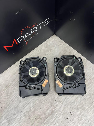 BMW 335 2008 E90 E92 Front Right & Left Under Seat Subwoofer Set 6513-9143136-01