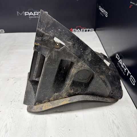 OEM BMW E46 M3 Front Left Splash Shield + Temp Sensors Guard *Cracked